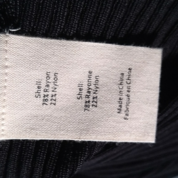 NWOT JUNO SWEATER BY L'AGENCE BLACK RIBBED KNIT - Picture 12 of 13